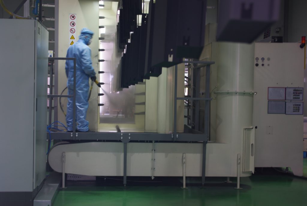 Haomai NKL226 fully automatic double-end edge banding