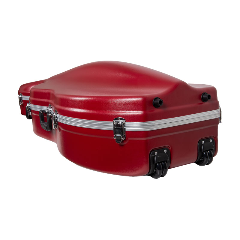 Pink Cello 4/4 Full Size Adult Cello Case - Oxford Canvas With Backpack Straps, Pink Pink Instrument Case