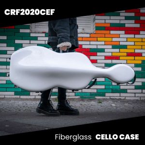 CRF2020CEF Fiberglass Cello Case – 4/4 Full Size Cello - CLEARANCE