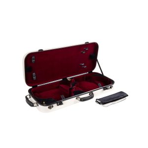 CRF2020DV Fiberglass Case for 2 Violins, Double Violin Case 4/4 Full Size - TSA Version