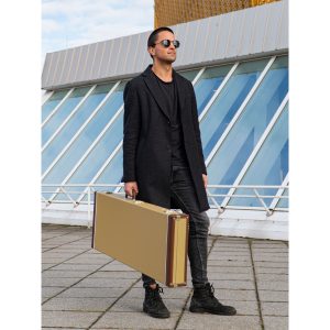 CRW620JM Wood Case, Fits Jazzmaster and Jaguar Style Electric Guitars, Rectangular Case