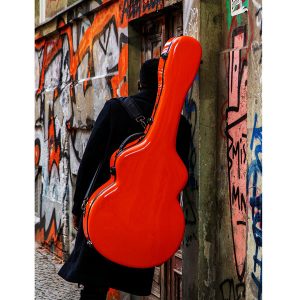 CRF2020JA17 Fiberglass L-5 Archtop Guitar Case, fits 17" Lower Bout Hollowbody Jazz Guitar