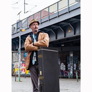 CRW520JM Wood Case, Fits Jazzmaster and Jaguar Style Electric Guitars, Heavy-duty Rectangular Case