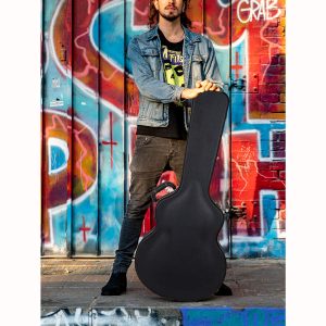 CRW520SA 335 Style Guitar Case, Semi-Hollow Electric Guitar Wood Case