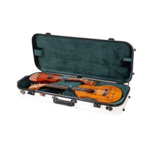 CRF2020DTSU Double Case – Ukulele Case for Tenor & Soprano – Fiberglass