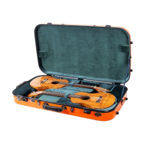 CRF2020DTU Double Case – A Case for Two Tenor, Universal to concert & tenor – Fiberglass