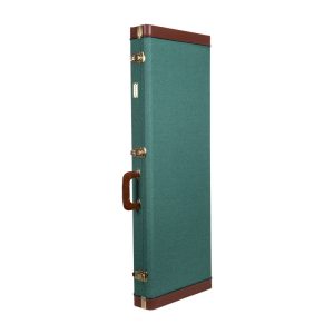 CRW720JM Wood Case, Fits Jazzmaster and Jaguar Style Electric Guitars, Rectangular Vintage Canvas Case