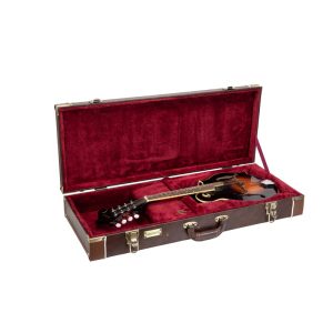 CRW620MF-R Rectangular Wooden Case fits F-style Mandolin, Mando Case fits Gibson F5