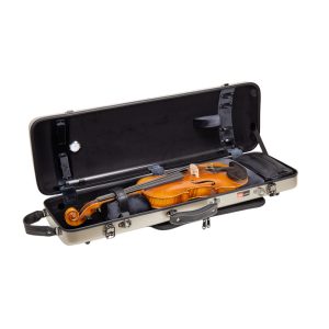 CRF4050VF-R Poly Carbon Violin Case  4/4 Full Size, Oblong Flight Case