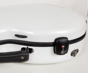 Crossrock Ultra-Light Fiberglass Case With Wheels-Fits 4/4
