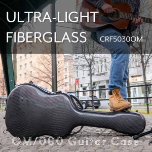 CRF5030OM Ultra-light Fiberglass OM/000 Acoustic Guitar Case