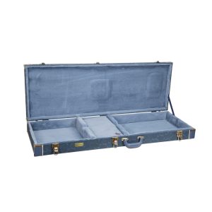 CRW630JM Wood Case, Fits Jazzmaster and Jaguar Style Electric Guitars, Patterned leather Case