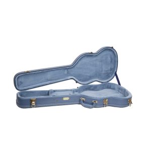CRW630SG SG Electric Guitar Case, Fits Gibson SG and Similar Style Electric Guitar, Printed leather Wooden Case