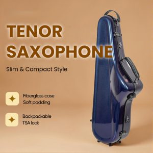 CRF1020TS Fiberglass Tenor Saxophone Case – Slim & Compact Style