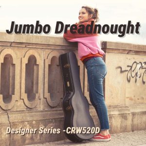 CRW520D Designer Series Jumbo Dreadnought Guitar Case for Gibson Jumbo J45, Taylor GA, and 12-string Dreadnought