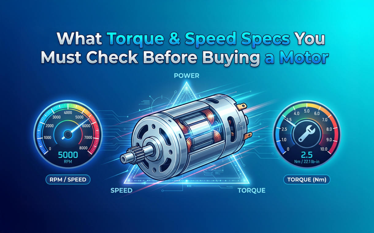 What Torque & Speed Specs You Must Check Before Buying a Motor Featured Image