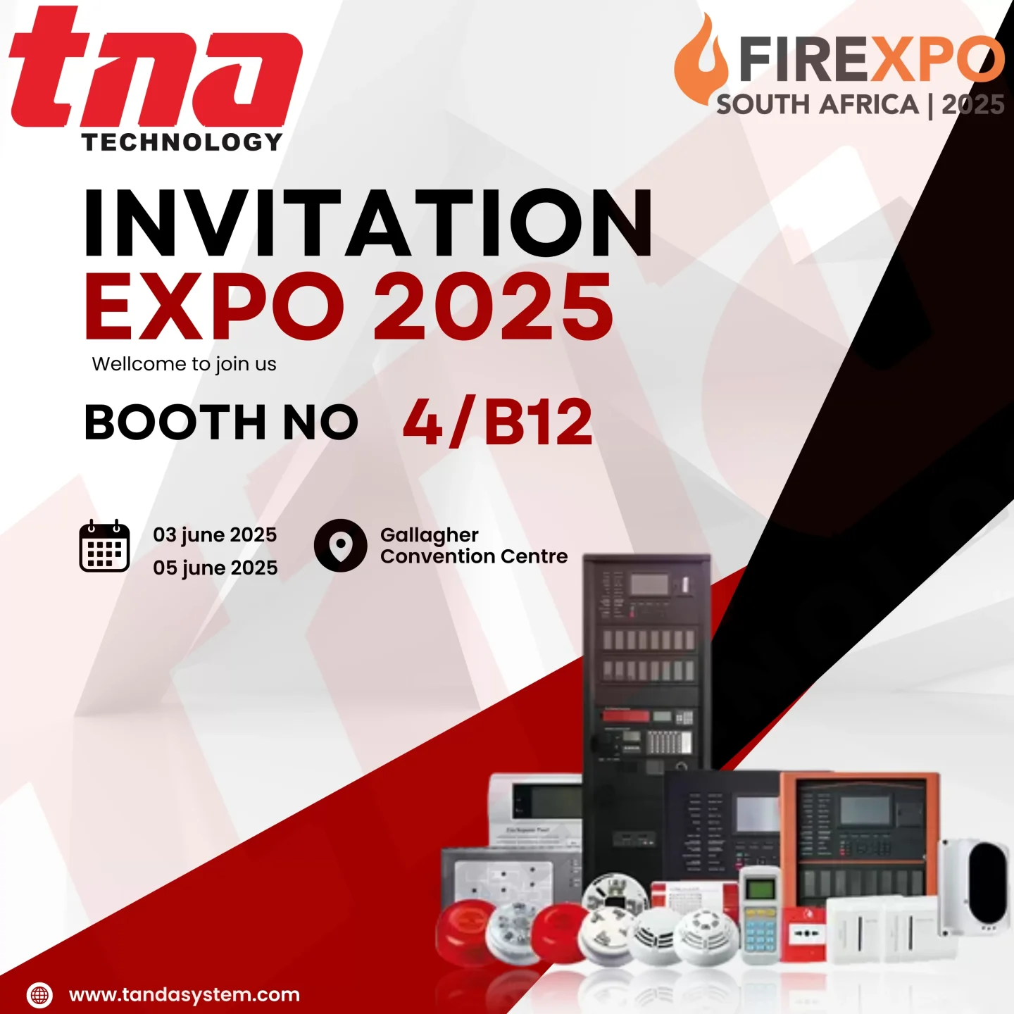 Exciting News! TANDA is Coming to The Fire Safety Event 2025 in South Africa! Featured Image